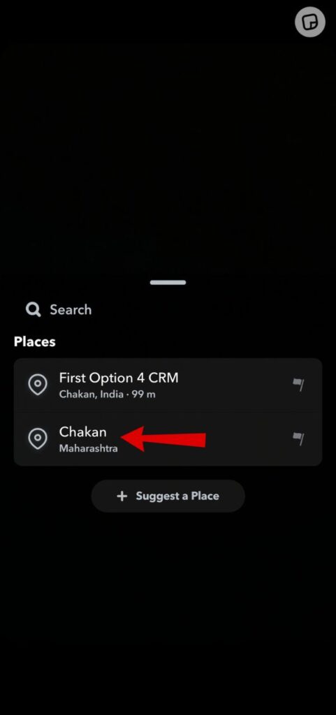 How to add location on Snapchat