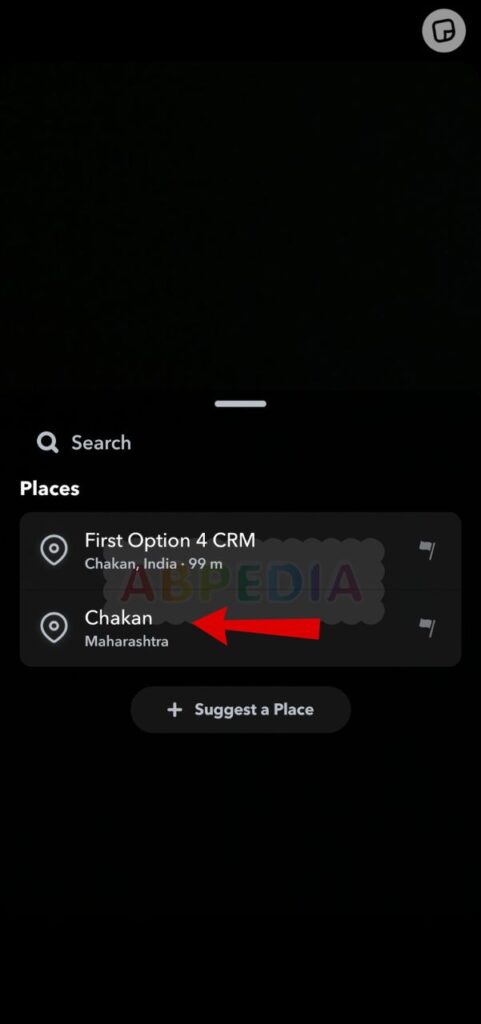 how to add location on snapchat