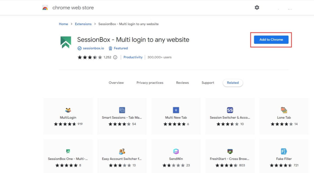 SessionBox Extension